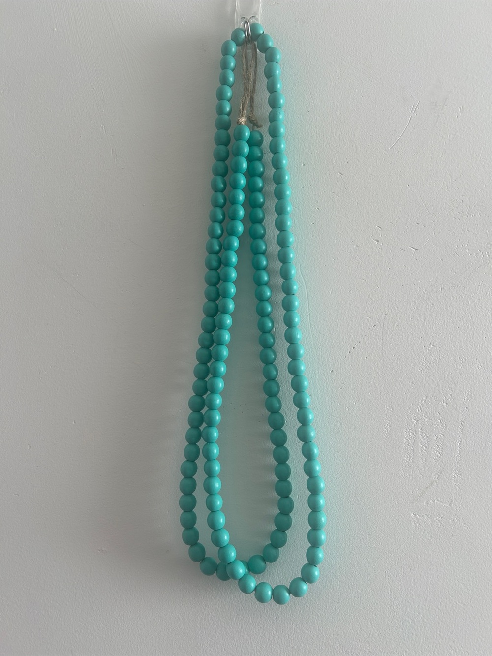 Turquoise Beaded 64 Inch Decorative Strand - Coastal Home Accent